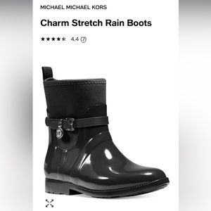 MICHAEL MICHAEL KORS Charm Stretch Rain Boots